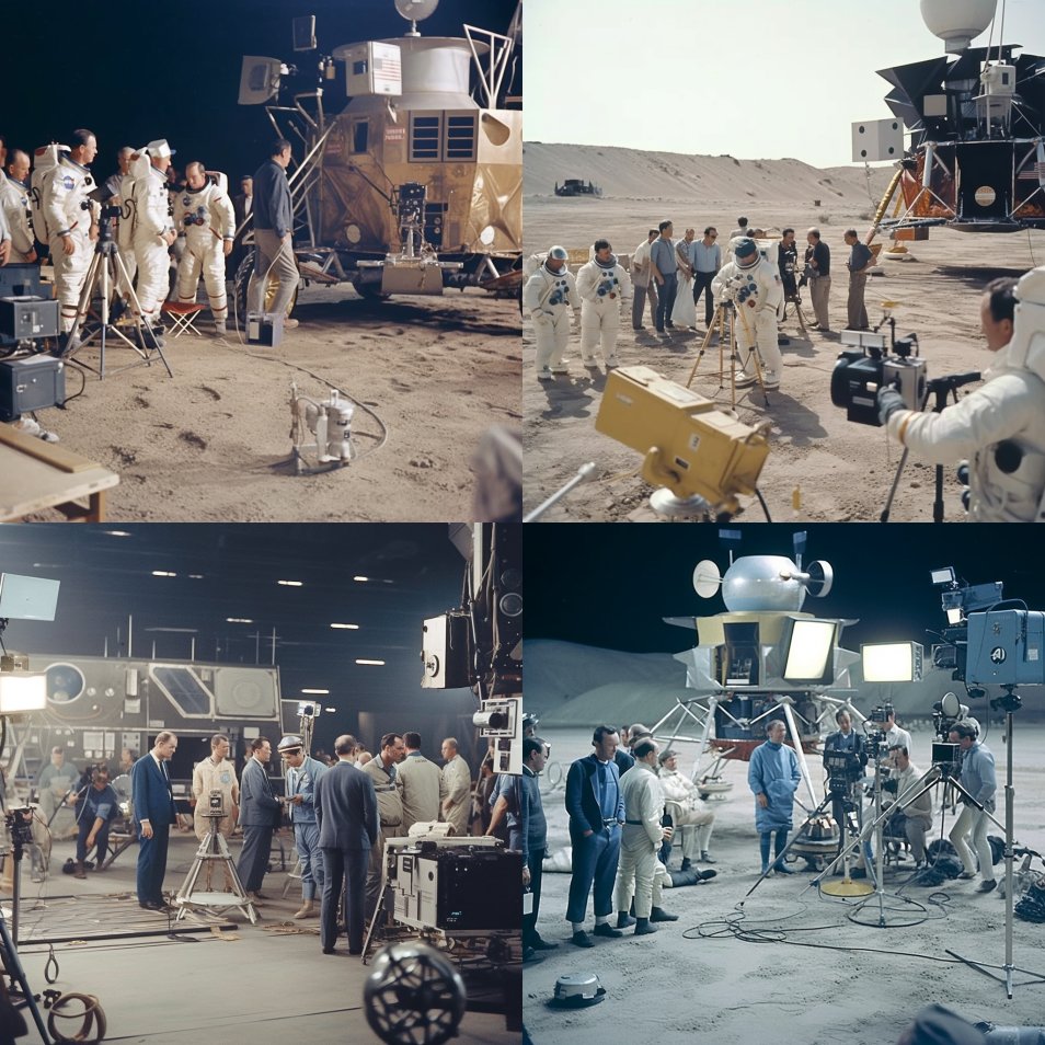 Moon trip hoax.